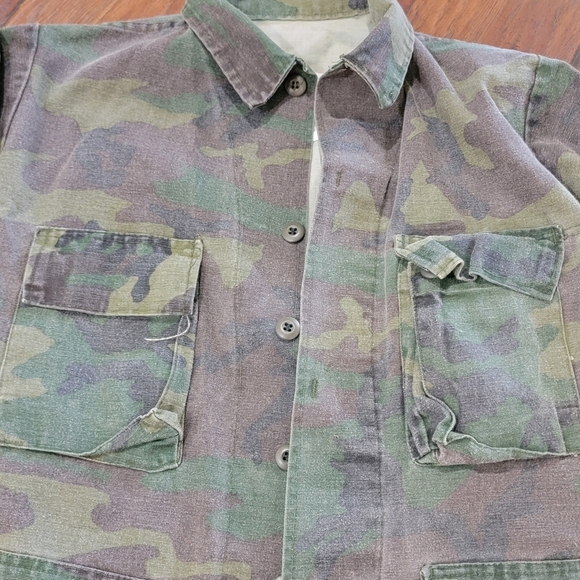 Vintage military style camouflage jacket - Picture 3 of 8